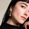 Arden Watch Links Cercei din oțel inoxidabil auriu