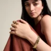 Brățară cu lanț din oțel inoxidabil auriu Arden Watch Links Brățară cu lanț din oțel inoxidabil auriu Arden Watch Links