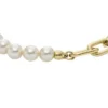 Brățară cu lanț din oțel inoxidabil auriu Heritage Pearl D-Link