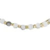 Brățară cu mărgele din lanț Howlite Brățară cu mărgele din lanț Howlite