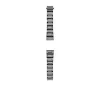 Brățară din oțel inoxidabil fumuriu cu trei rânduri de 22 mm