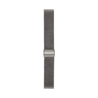Brățară din oțel inoxidabil fumuriu de 22 mm