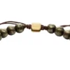 Brățară Galaxy Beads cu mărgele de pirite gri