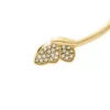 Brățară manșetă Sutton Pavé Butterfly din oțel inoxidabil auriu Brățară manșetă Sutton Pavé Butterfly din oțel inoxidabil auriu
