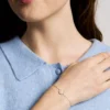 Brățară Merrit Classic din oțel inoxidabil auriu cu sidef