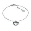 Brățară Sutton Legacy Heart din oțel inoxidabil cu lanț rotativ Brățară Sutton Legacy Heart din oțel inoxidabil cu lanț rotativ
