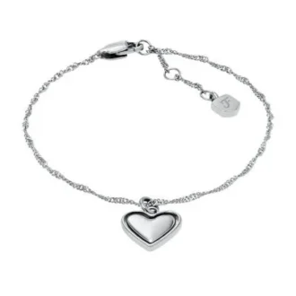 Brățară Sutton Legacy Heart din oțel inoxidabil cu lanț rotativ