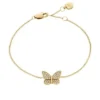 Brățară Sutton Pavé Butterfly din oțel inoxidabil auriu