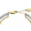 Brățară tenis Heritage D-Link Glitz din oțel inoxidabil în două nuanțe Brățară tenis Heritage D-Link Glitz din oțel inoxidabil în două nuanțe
