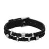 Bronson Leather Essentials Brățară din piele neagră Bronson Leather Essentials Brățară din piele neagră