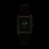 Ceas automat Carraway din piele croco maro