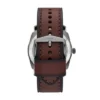 Ceas automat din piele maro LiteHide™ Ceas automat din piele maro LiteHide™