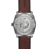 Ceas automat din piele maro LiteHide™ Ceas automat din piele maro LiteHide™