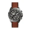 Ceas Bronson Chronograph din piele maro LiteHide™ Ceas Bronson Chronograph din piele maro LiteHide™