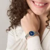 Ceas Carlie din oțel inoxidabil cu trei ace și două nuanțe