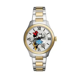 Ceas clasic Disney Minnie Mouse x Fossil, ediție specială