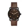 Ceas Copeland 42 mm cu trei ace și curea din piele maro
