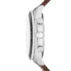 Ceas cronograf Sport Tourer din piele maro