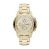 Ceas Dean Chronograph din oțel inoxidabil auriu