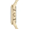 Ceas Dean Chronograph din oțel inoxidabil auriu