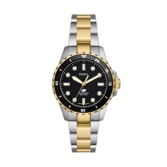 Ceas Fossil Blue Dive cu trei ace și două tonuri din oțel inoxidabil