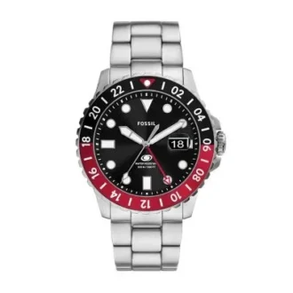 Ceas Fossil Blue GMT din oțel inoxidabil