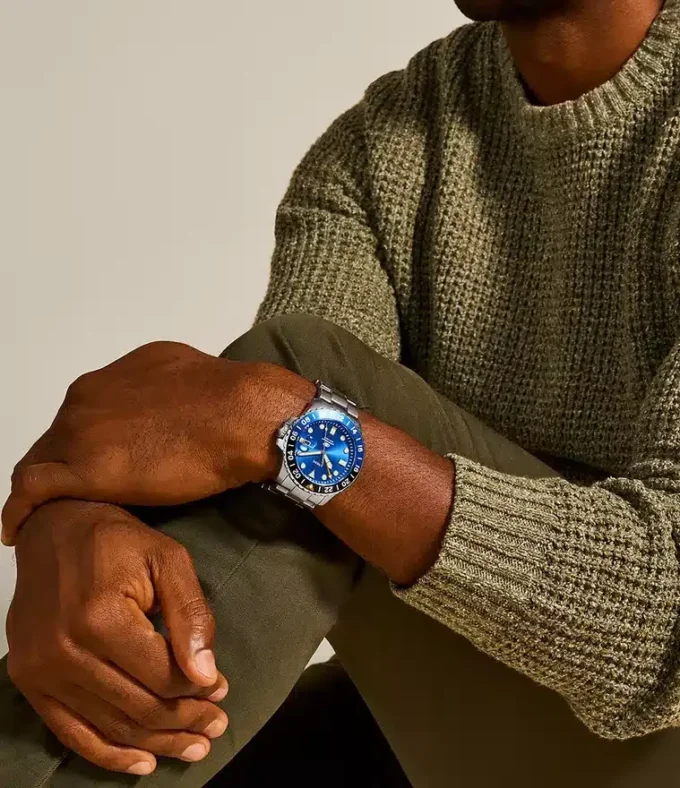 Ceas Fossil Blue GMT din oțel inoxidabil Ceas Fossil Blue GMT din oțel inoxidabil