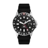 Ceas Fossil Blue GMT din silicon negru