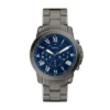 Ceas Grant Chronograph din oțel inoxidabil de culoare gri metalizat Ceas Grant Chronograph din oțel inoxidabil de culoare gri metalizat