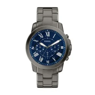 Ceas Grant Chronograph din oțel inoxidabil de culoare gri metalizat