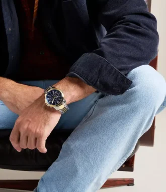 Ceas Grant Chronograph din oțel inoxidabil în două nuanțe