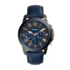 Ceas Grant Chronograph din piele bleumarin Ceas Grant Chronograph din piele bleumarin