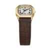 Ceas Harlow cu trei ace din piele croco maro Ceas Harlow cu trei ace din piele croco maro