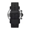 Ceas Nate Chronograph din piele neagră Ceas Nate Chronograph din piele neagră