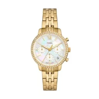 Ceas Neutra Chronograph din oțel inoxidabil auriu