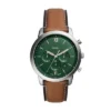 Ceas Neutra Chronograph din piele LiteHide™ de culoare maro deschis