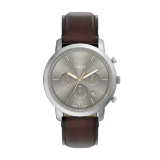 Ceas Neutra Chronograph din piele maro