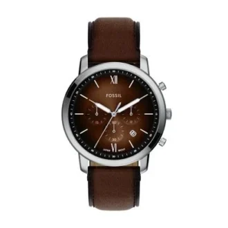 Ceas Neutra Chronograph din piele maro