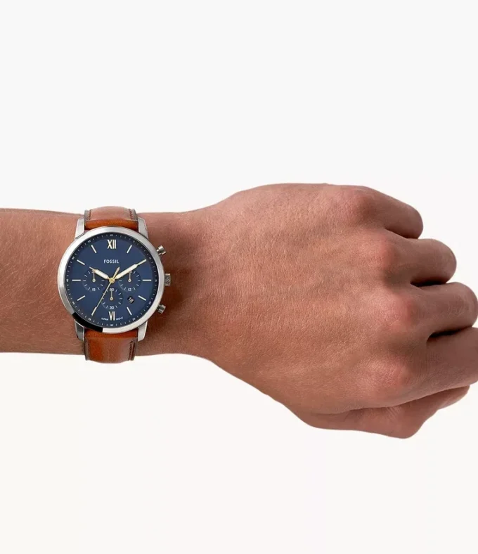 Ceas Neutra Chronograph din piele maro Ceas Neutra Chronograph din piele maro