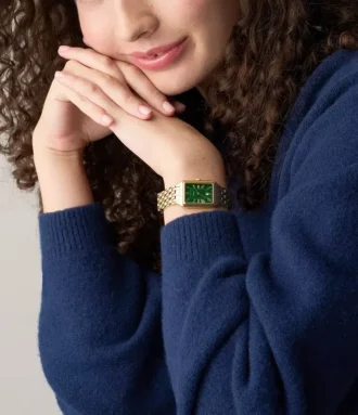 Ceas Raquel cu trei ace din oțel inoxidabil auriu Ceas Raquel cu trei ace din oțel inoxidabil auriu