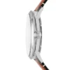 Ceas Townsman 48 mm automat din piele maro deschis