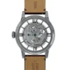 Ceas Townsman automat din piele maro