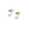 Cercei Bright Baubles cu scoici albe