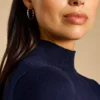 Cercei Sutton Evil Eye din oțel inoxidabil auriu Cercei Sutton Evil Eye din oțel inoxidabil auriu