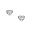 Cercei Sutton Glitz Heart din oțel inoxidabil Cercei Sutton Glitz Heart din oțel inoxidabil