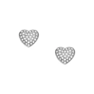 Cercei Sutton Glitz Heart din oțel inoxidabil