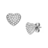 Cercei Sutton Glitz Heart din oțel inoxidabil Cercei Sutton Glitz Heart din oțel inoxidabil