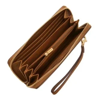 Clutch Logan RFID cu fermoar