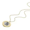 Colecția Harlow Locket Colier cu pandantiv din oțel inoxidabil auriu Colecția Harlow Locket Colier cu pandantiv din oțel inoxidabil auriu
