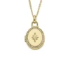 Colecția Sadie Locket Colier cu pandantiv din oțel inoxidabil auriu Colecția Sadie Locket Colier cu pandantiv din oțel inoxidabil auriu